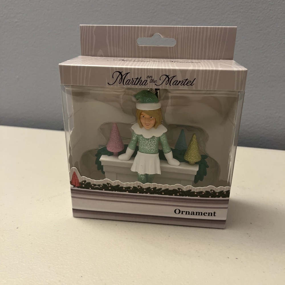 Martha Stewart Martha On The Mantle Christmas Holiday‎ Ornament Tree Green